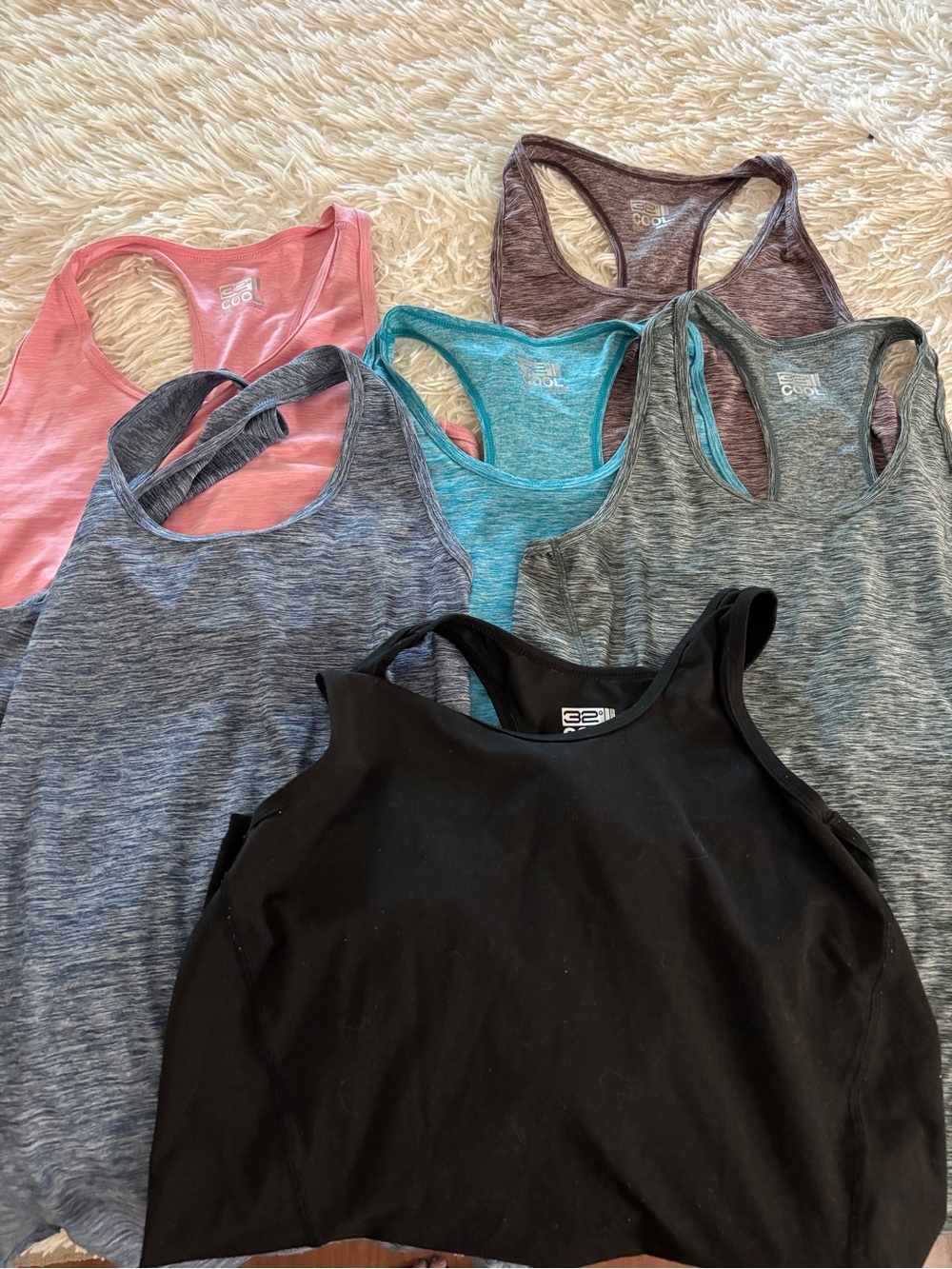 6 Women's Racerback Tank Tops